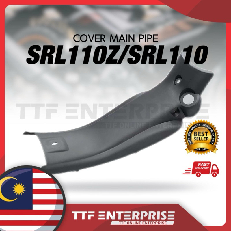 YAMAHA LAGENDA SRL110-Z/SRL110 COVER MAIN PIPE (MATTE BLACK) 5TF-F842M-00 MAIN PIPER COVER ฝาครอบภาย