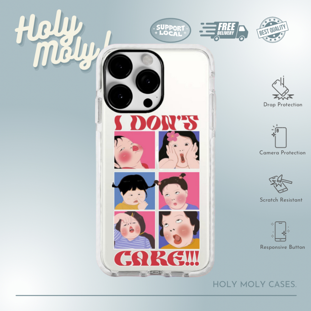 I Dont Care IMD Case เข้ากันได้กับ iPhone 15 Pro Max 15 Plus 15 14 Pro Max 14 Plus 13 Pro Max 12 Pro
