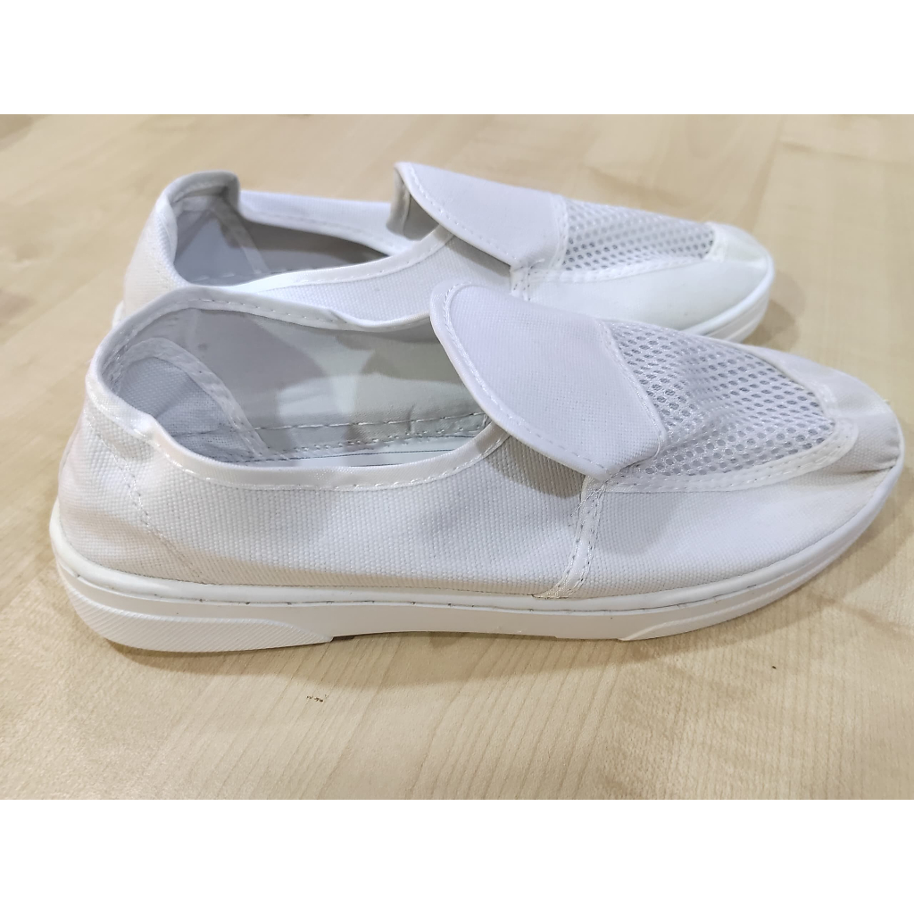 ! ! Cleanroom Shoe รองเท้า esd รองเท้าป้องกันไฟฟ้าสถิต ผ้าใบ ตาข่ายแบบสวม รองเท้าคงที่ esd electroni