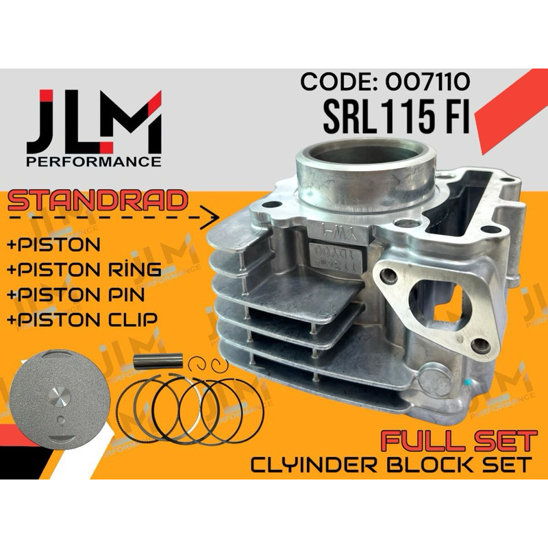 JLM YAMAHA SRL115 FI LAGENDA115 FI 1DY STANDRAD BLOCK SET STD BLOCK SET