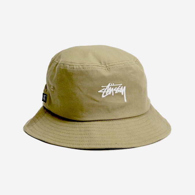 Stussy Bucket Hat-Olive