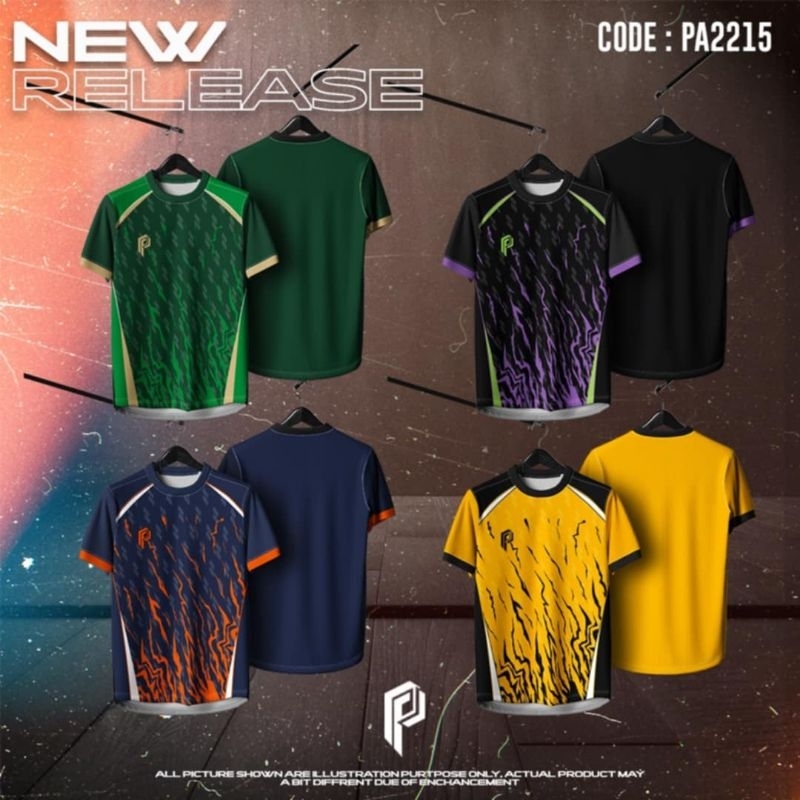 PANZER SPORT PANZER2215 JersiMurah JerseyBajet JersiTeam BajuSukan Tshirt Activewear ชุดกีฬา