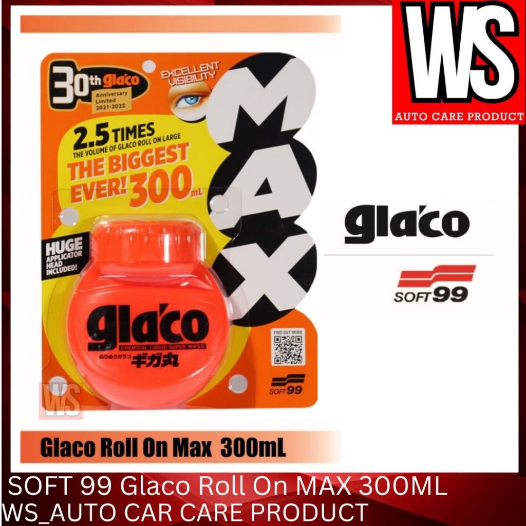 SOFT 99 Glaco Roll On MAX 30OML