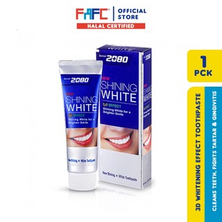 2080 Dental Clinic 3D Shining White Toothpaste (100g)