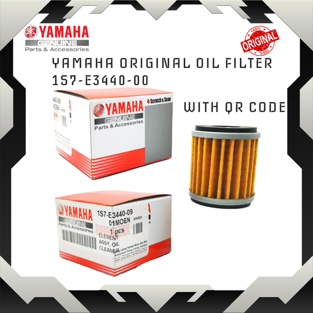 YAMAHA LC135 กรองน้ํามัน 1S7-E3440-00 สีดํา FZ150 Y15ZR Y16ZR R15 LAGENDA SRL115 MT15