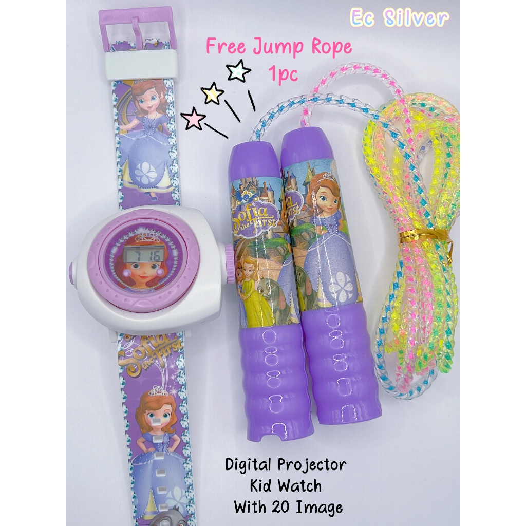 (K88) Jam Tangan Sofia / นาฬิกาเด็กภาพการ์ตูน