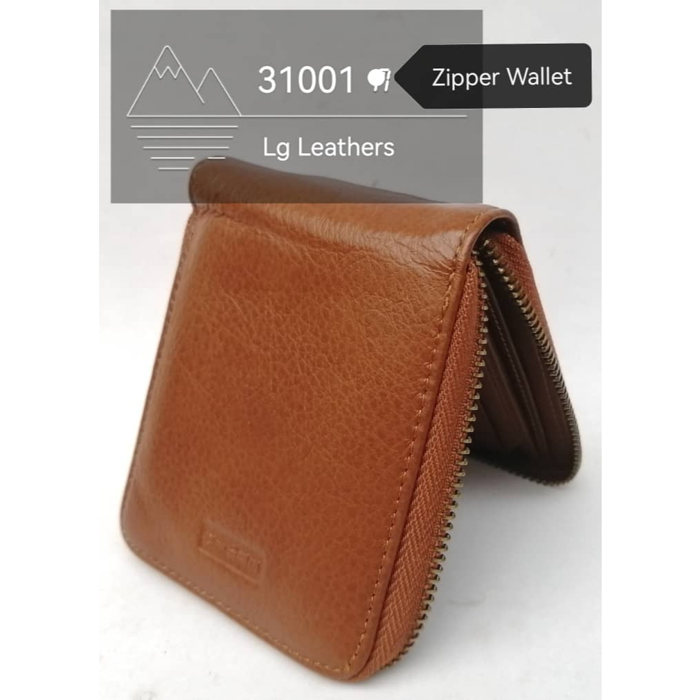 Edwin Leather Zipper Wallet-31001WL