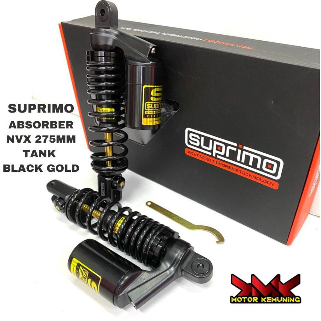 SUPRIMO ABSORBER NVX NVX155 AEROX155 AEROX 275 มม.285 มม.ถังสีดําทอง NVX 155 V1 V2