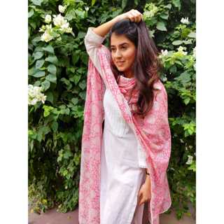 XS - 4XL CORAL BELLS Designer งานแต่งงานสวมใส่ผ้าฝ้าย Kurtis…