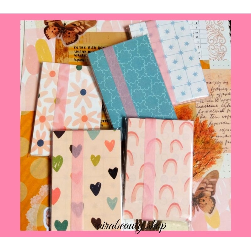 NEW airabeauty.shop 40 ชิ้น Mix Pattern Journaling Paper Journal Paper