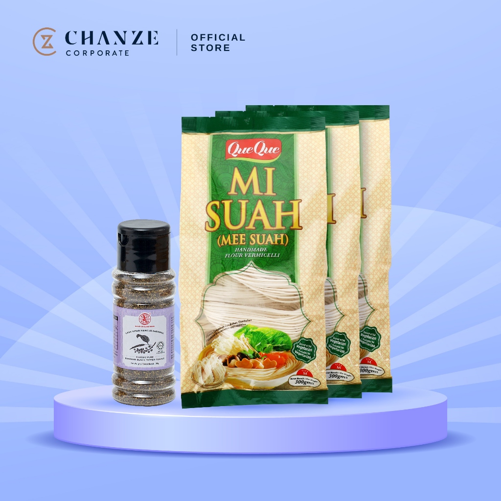 Aug Combo 2 - Que Que Mee Suah/ MGB Sarawak Pure Black Pepper Coarse