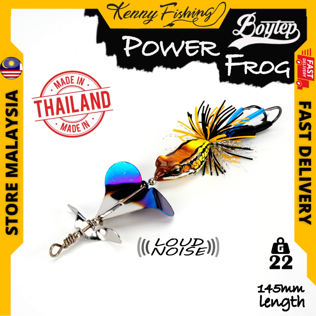 BOYTEP Power Frog 22gram 14.5cm ใบพัด - เหยื่อเฉือน - เหยื่อเร็ว Noisy Frog