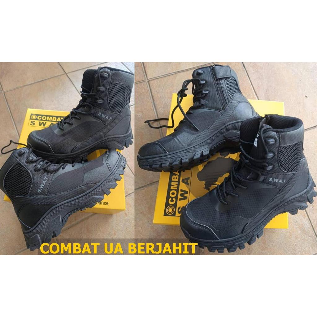 Swat ALTAMA รองเท้าหนัง Kasut Kulit Tactical Boots DELTA Kasut Operasi