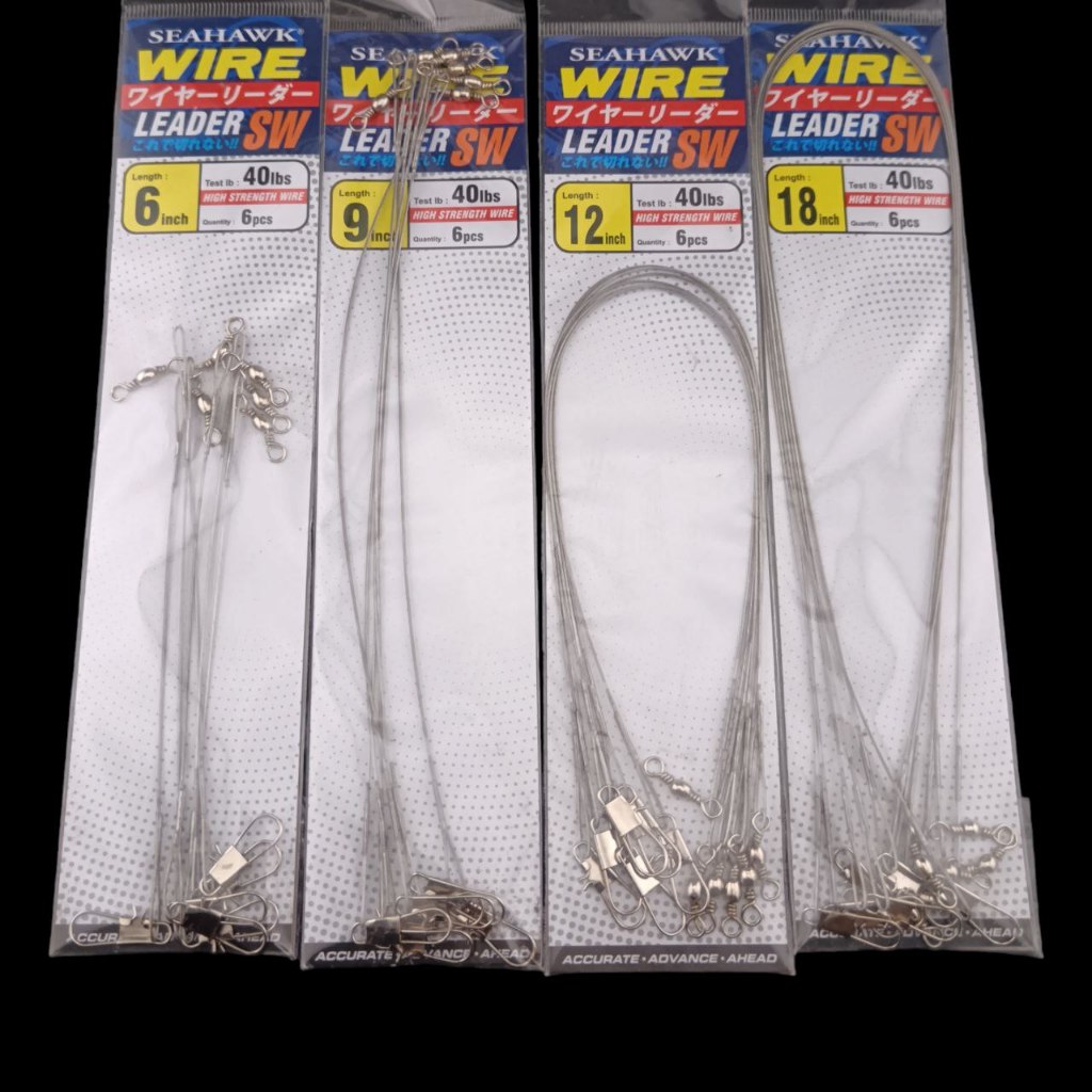 SEAHAWK WIRE LEADER SW FISHING WIRE LEADER PERAMBUT BESI HEAVY DUTY WIRE LEADER