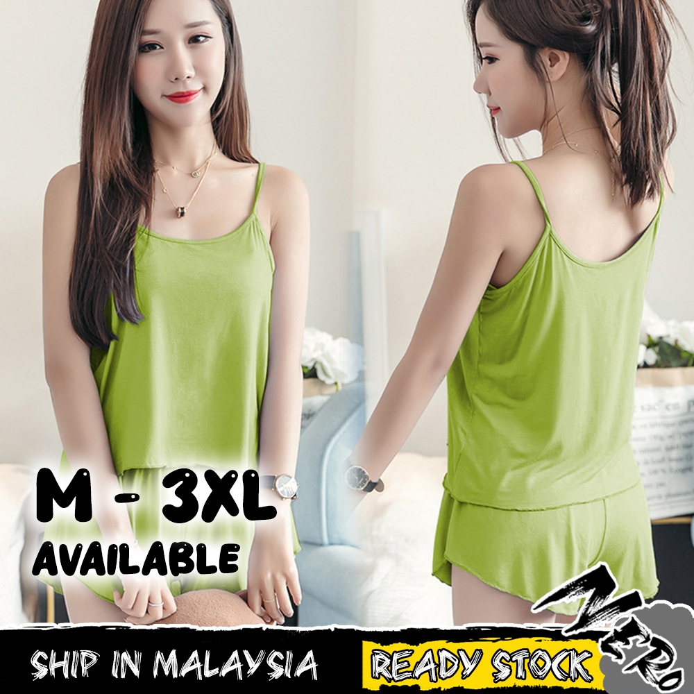 NEROnANA Women Pyjamas Camisole + กางเกงขาสั้น
