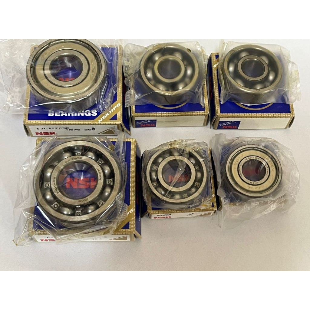 ชุดแบริ่งเครื่องยนต์ YAMAHA AVANTIC 0 NSK JAPAN BEARINGS ENJIN ENGIN INJIN AVANTIZ125 125 YAMAHA