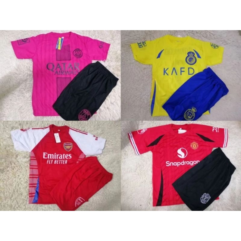 Kid Jersey คู่ 2 ขวบ~9 ขวบ เสื้อเด็ก Jersey 2year-9year