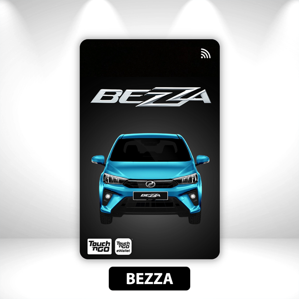 Perodua Bezza - สติ๊กเกอร์ Touch n Go TNG สติ๊กเกอร์ NFC Card Skincard Perodua Bezza โดย Sticko Anim