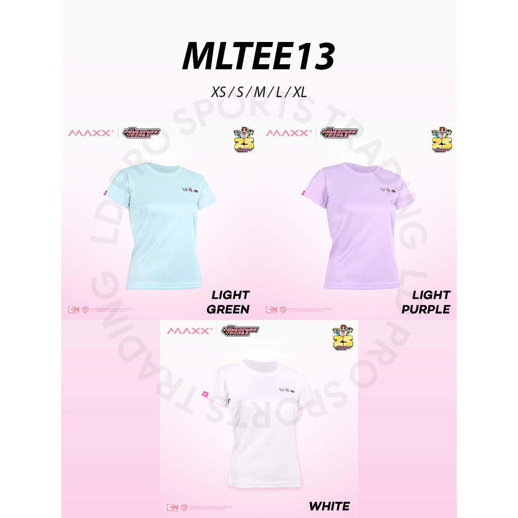 MAXX Shirt PowerPuff Girls Shirts Fashion Tee MLTEE13 (3 สี) – WOMEN CUTTING