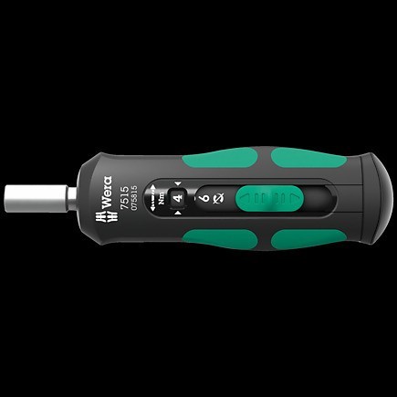 Wera 7515 Kraftform Safe-Torque Speed Torque ไขควง, 2-6 Nm 05075815001