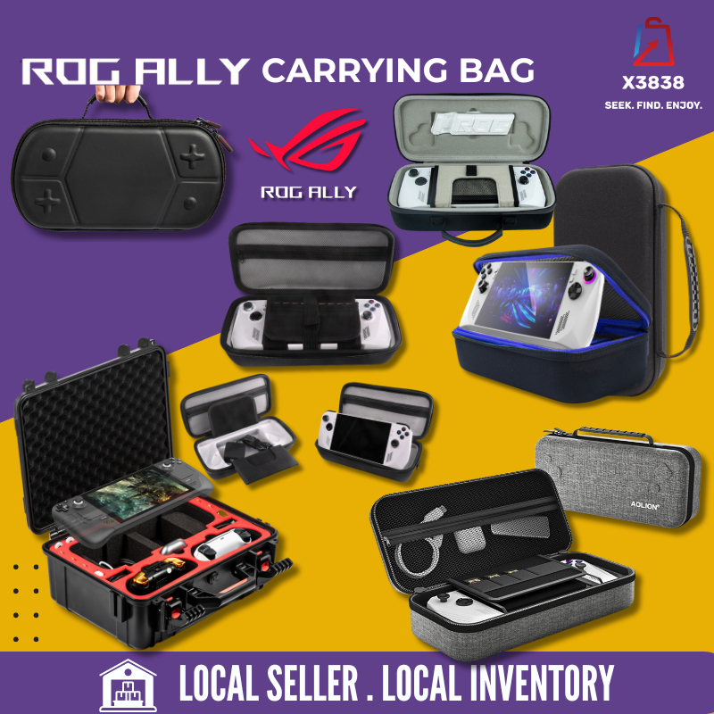 Asus ROG ALLY X (2024) & ROG ALLY Travel Carrying Case Carry Bag & Gaming Handheld Shock Proof Hard Case