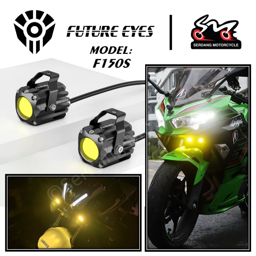 FUTURE EYES F150-S Spotlight โคมไฟ Lampu ไฟหน้ากีฬามอเตอร์รถจักรยานยนต์ BMW Versys Touring