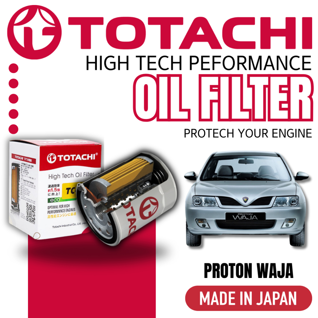 TOTACHI Japan Hight Tech Performance Oil Filter Waja Proton TC-1065