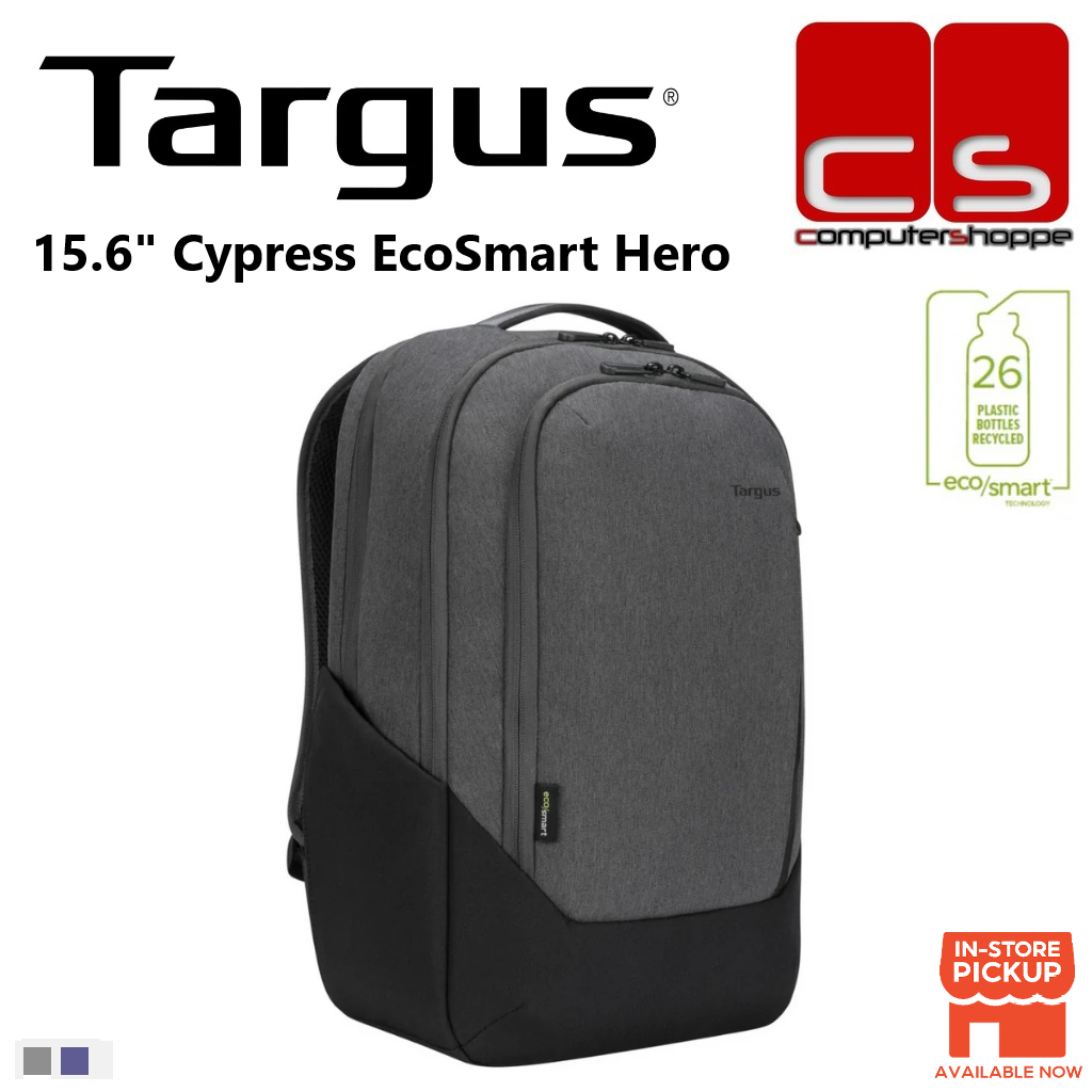 Targus 15.6" Cypress EcoSmart Hero Backpack - สีเทา / กรม