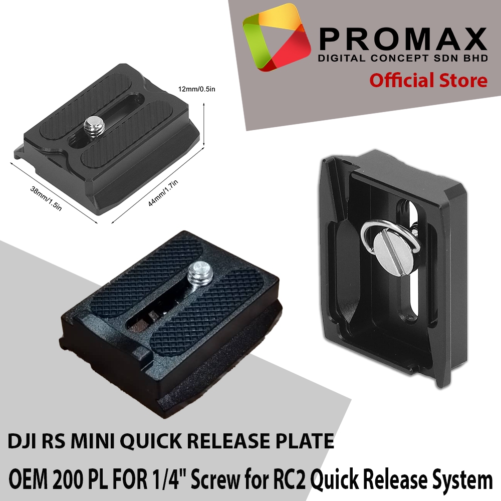OEM QUICK RELEASE PLATE สําหรับ DJI RS MINI RS3 MINI Stabilizer แผ่นปลดเร็วพร้อม 1/4