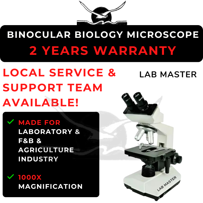 LAB MASTER 40x 100x 400x 1000x ขยายกล้องส่องทางไกลชีววิทยากล้องจุลทรรศน์สําหรับ Lab Microbes แมลงทอง