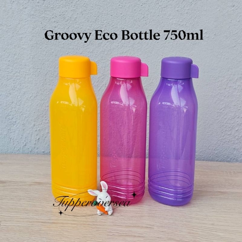 Tupperware Groovy Eco Bottle / Triangle Eco Bottle (1) 750ml - ฝาเกลียว