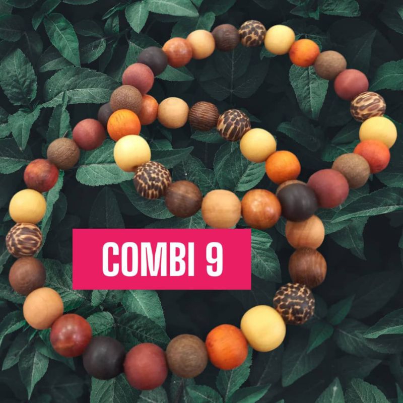 9 ประเภท OF WOOD COMBINATION BRACELET, ~8.5mm