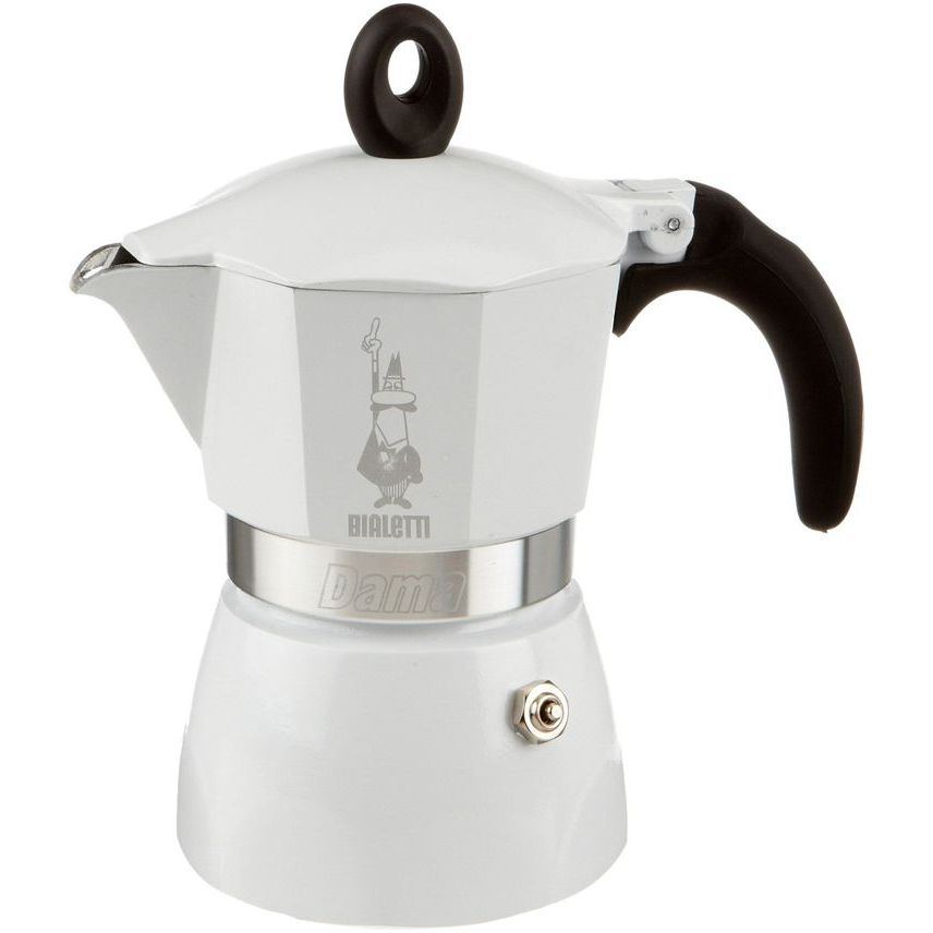 Bialetti- BREWER- MOKA POT - DAMA WHITE 3 ถ้วยในกล่อง