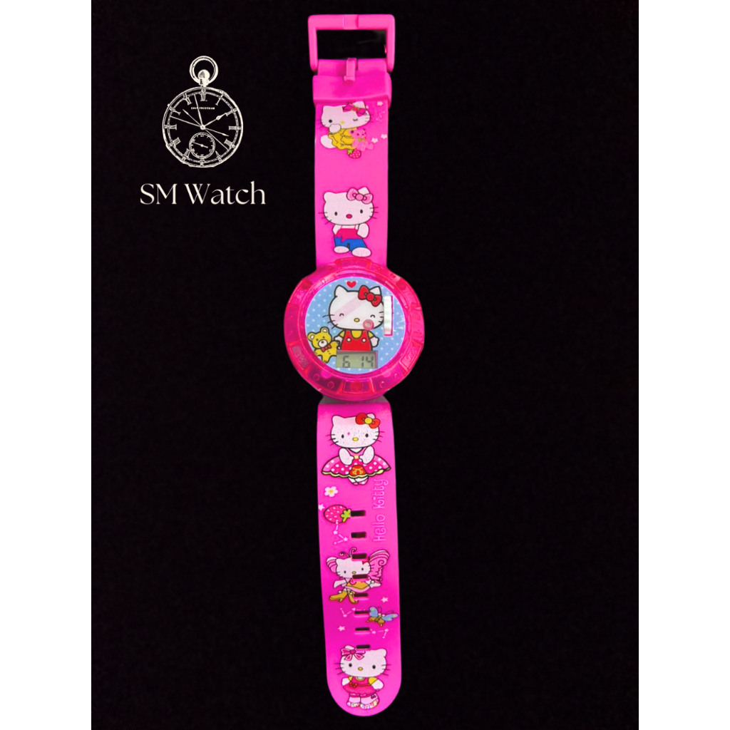 SM WATCH KIDS WATCH CARTOON HELLOKITTY