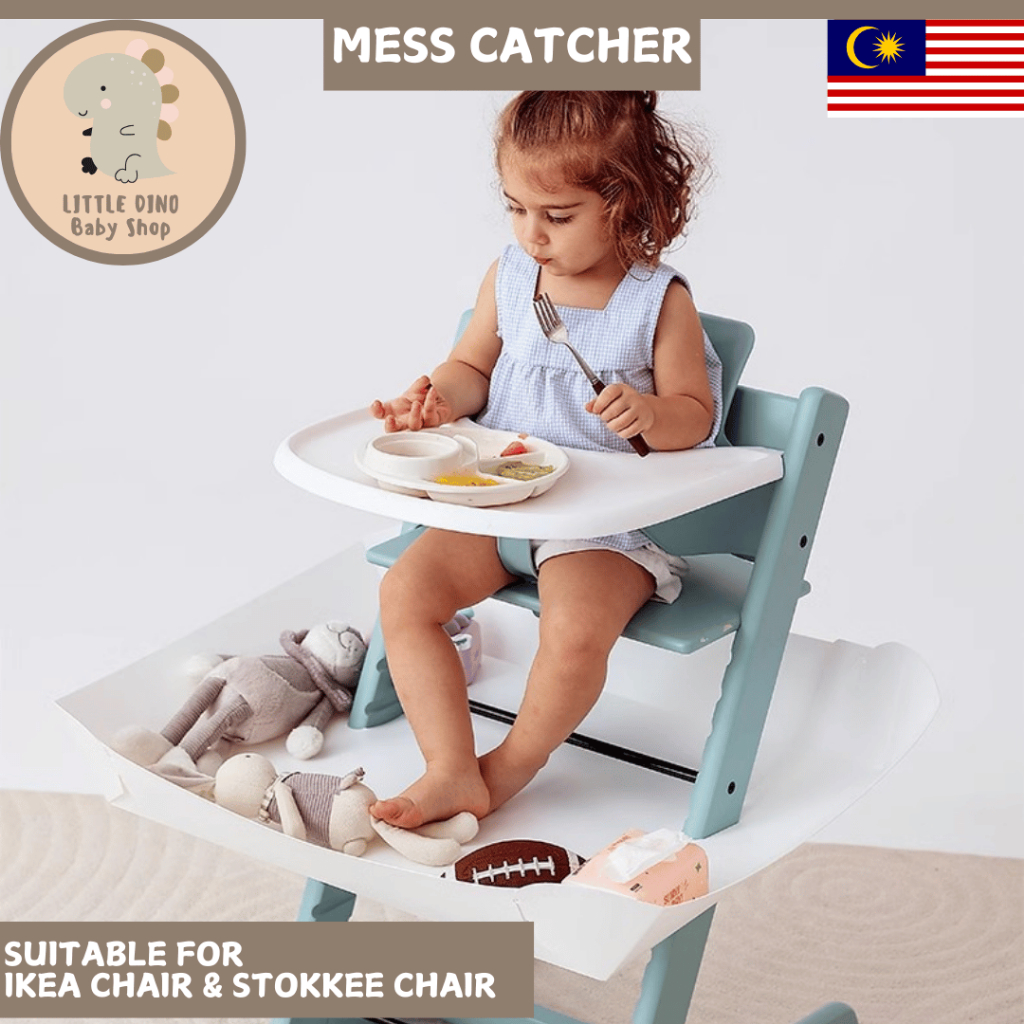 Highchair Food and Mess Catcher สําหรับ Stokke Tripp Trapp Highchair และเก้าอี้เด็ก ikea