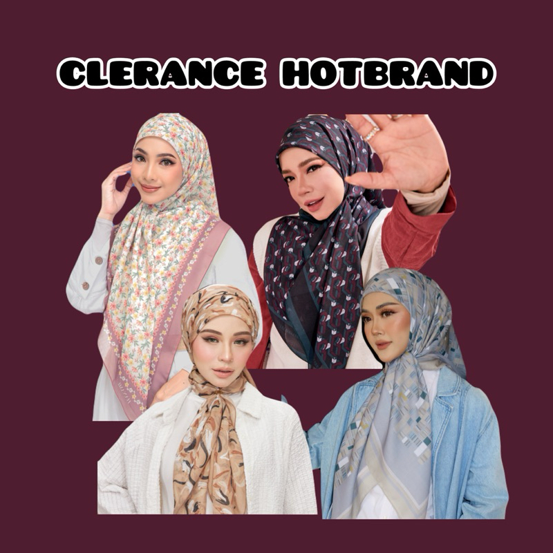 Clearance BAWAL HOT BRAND COLLECTION ลามา ADELINEHIJAB SHAWLPUBLIKA LEIYANARAHMAN MOONANDSTELLA AJUM