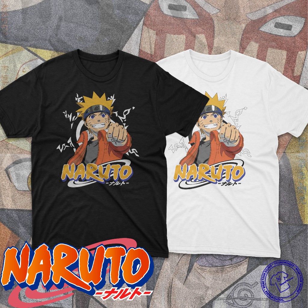 นารูโตะ - Uzumaki Anime Manga Gildan Premium Tshirt - NT008