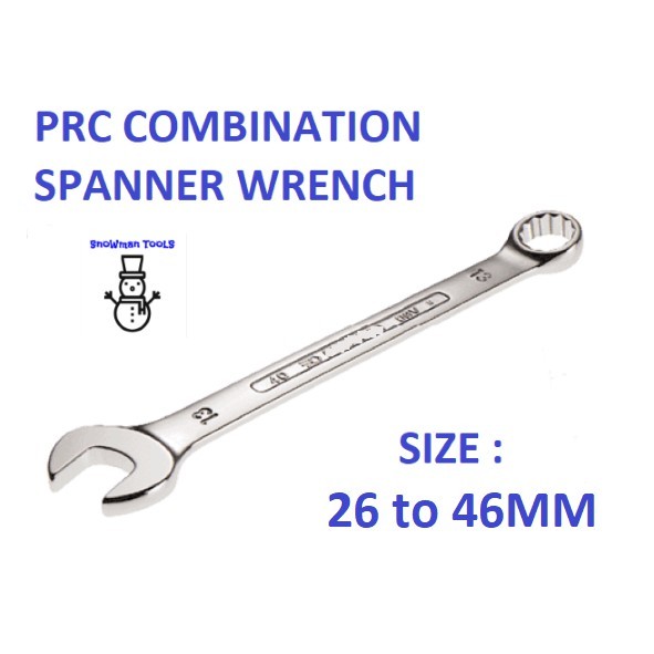 COMBINATION SPANNER WRENCH SOCKET NUT DRIVER OPENER SIZE RANGE 26 - 46MM OPEN END RING NUTS DRIVERS 