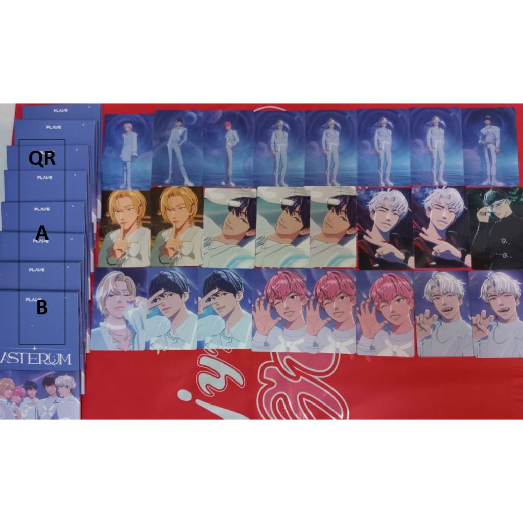 PLAVE - อัลบั้มเดี่ยว 1 ASTERUM PHOTOCARDS / UNSEALED ALBUM