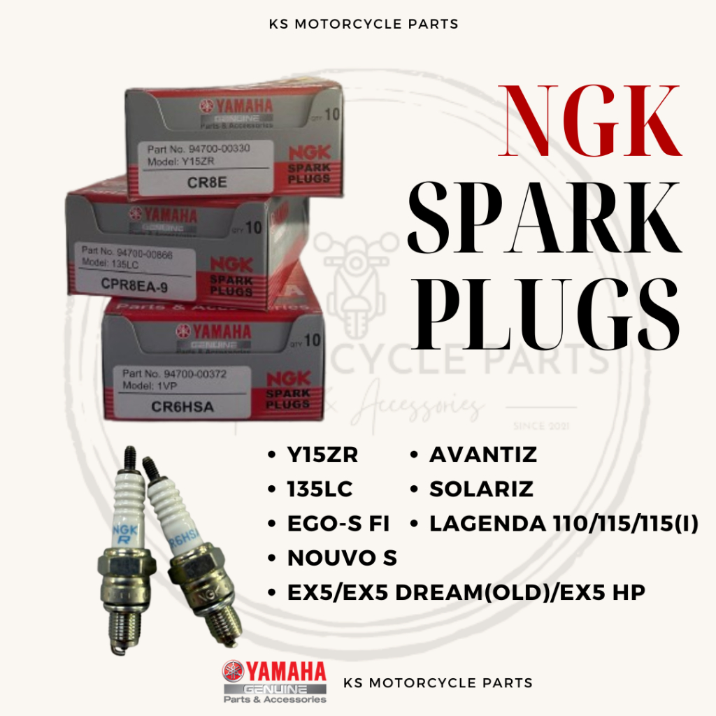 Yamaha SPARK PLUG NGK 135LC/Y15/SRL/AVANTICZ/SOLARIZ/NOUVO S/EGO S