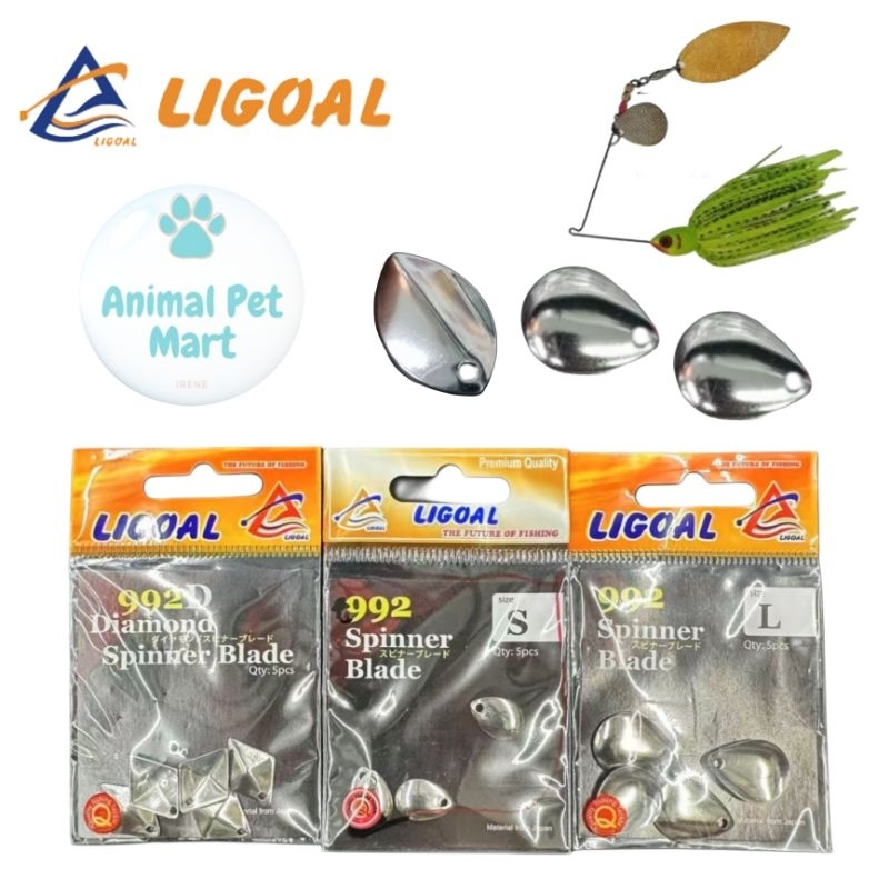 LIGOAL 992 / 992L Spinner Blade Leaf Fishing Spinner Blade