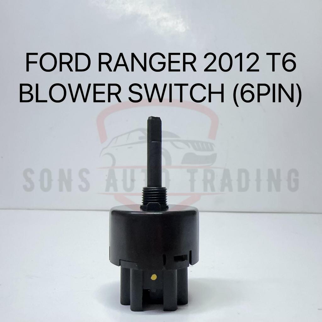 FORD RANGER 2012 T6 BLOWER SWITCH (6PIN)