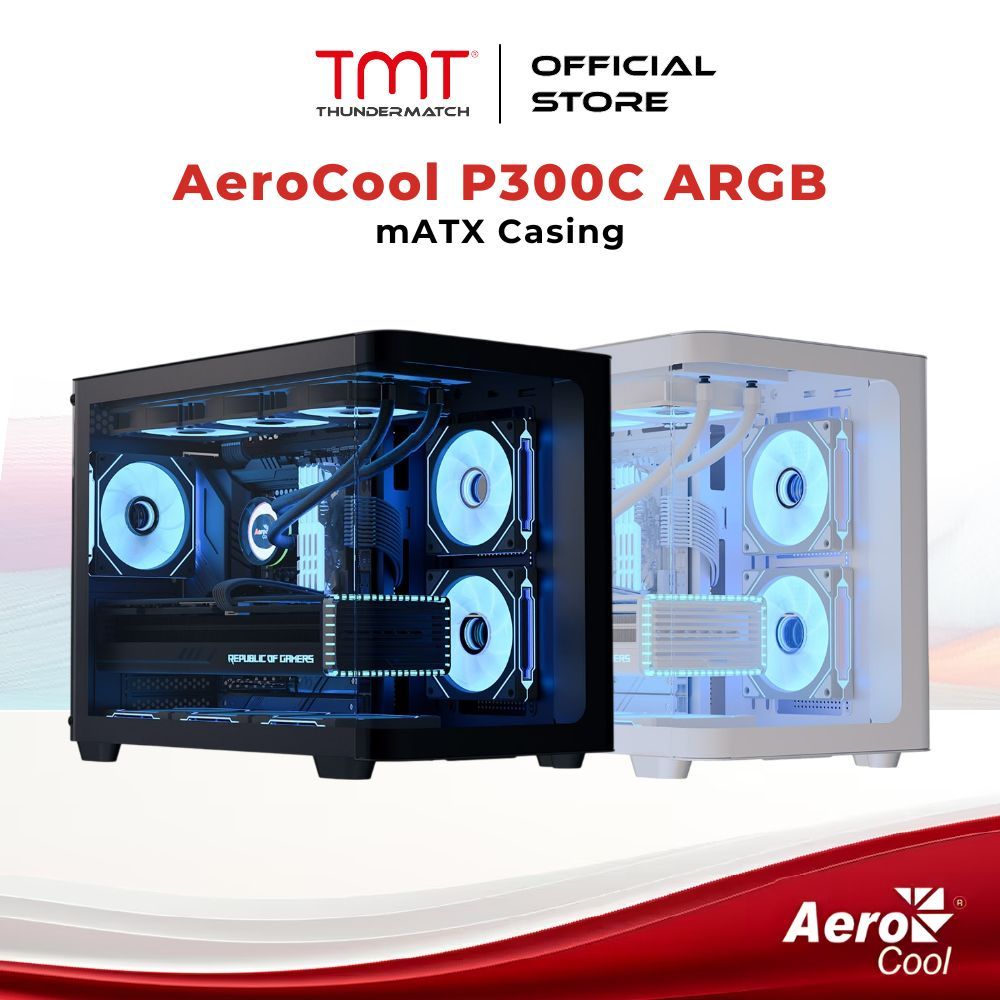 TMT เคส AeroCool P300C ARGB mATX