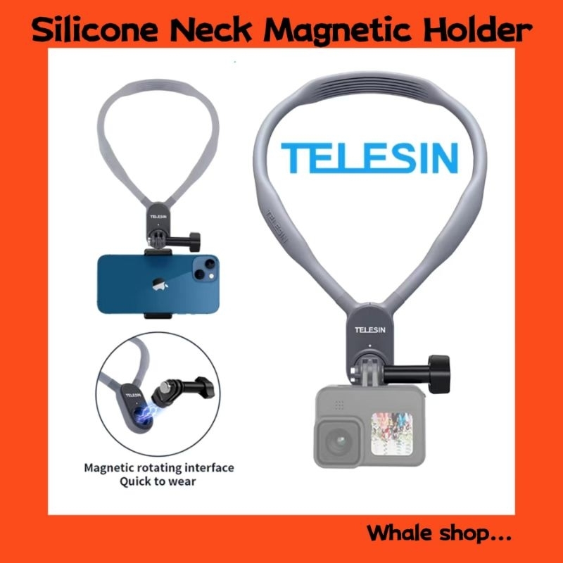 24HR发货 TELESIN คอผู้ถือแม่เหล็กซิลิโคนซิลิโคนซิลิโคน