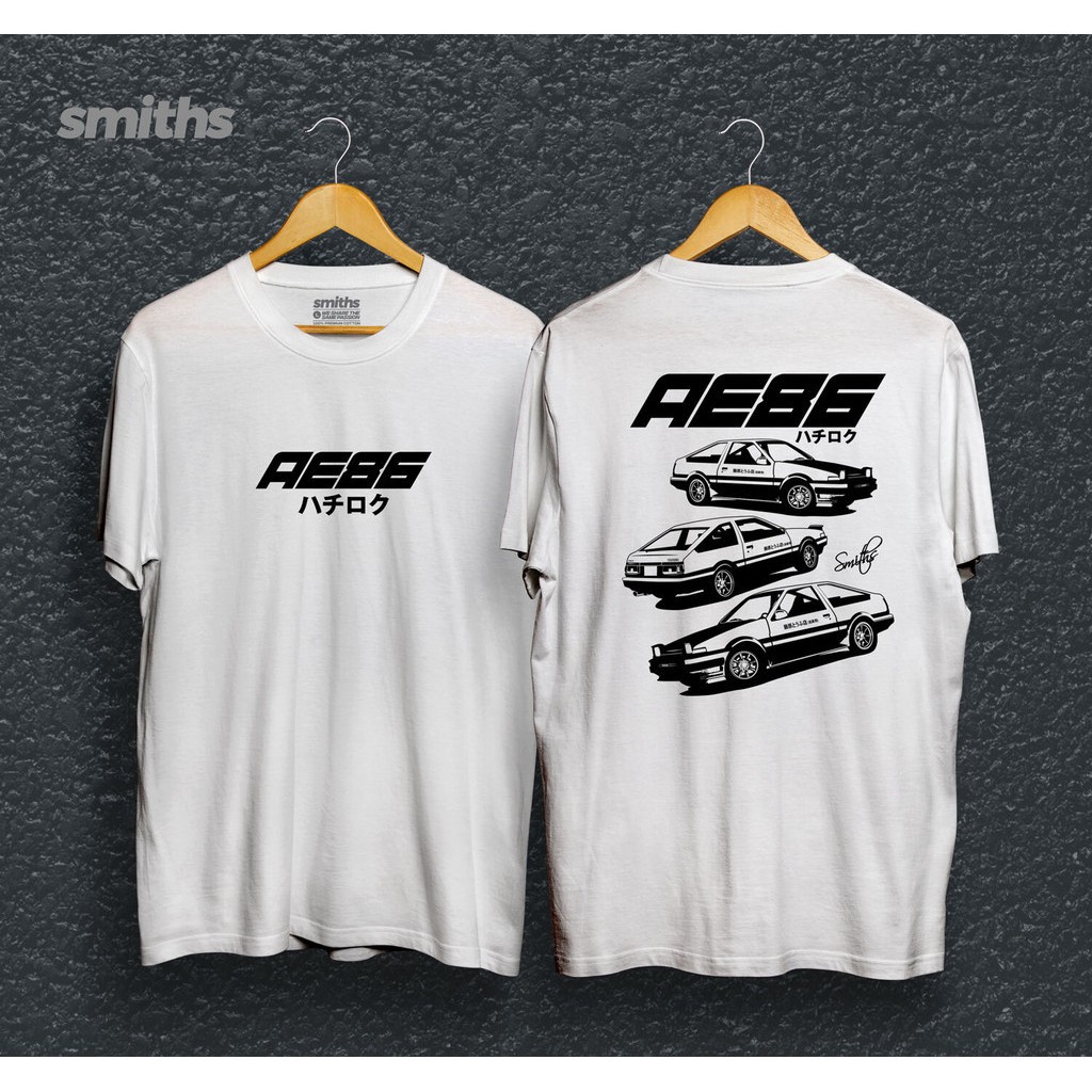 เสื้อผ้า Toyota Ae86 Initial D Shirt Smiths