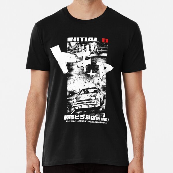 Initial D AE86 - เสื้อยืดพรีเมี่ยมดีไซน์ Street Wear