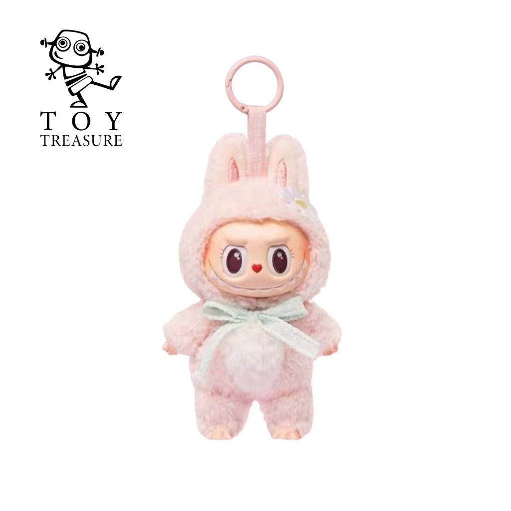 OEM 1:1 Labubu the Monster Mokoko V1 V2 V3 พวงกุญแจตุ๊กตาไวนิลกล่องตาบอด