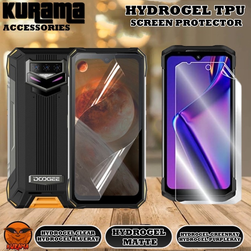 KRM ฟิล์มกันรอยหน้าจอ Hydrogel Doogee S200 5G / S200x 5G / S119 / S118 Pro