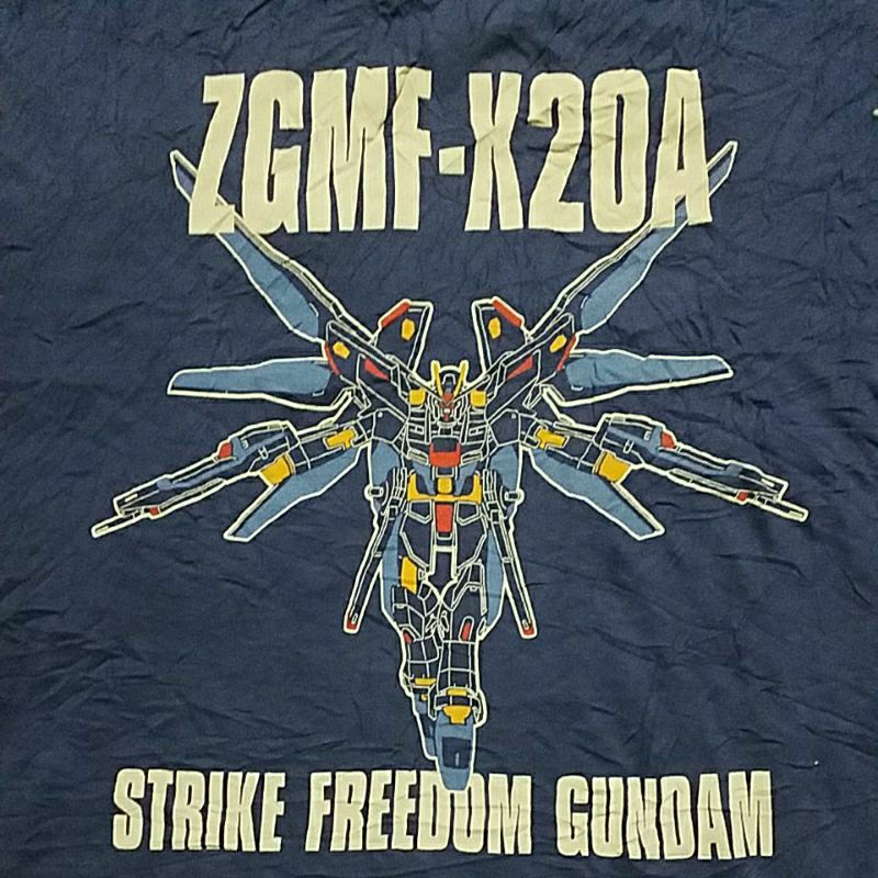GUNDAM 40TH ANNIVERSARY GUNPLA SHIRT CHEST 23 LONG 28 นิ้ว LIKE NEW COLOUR