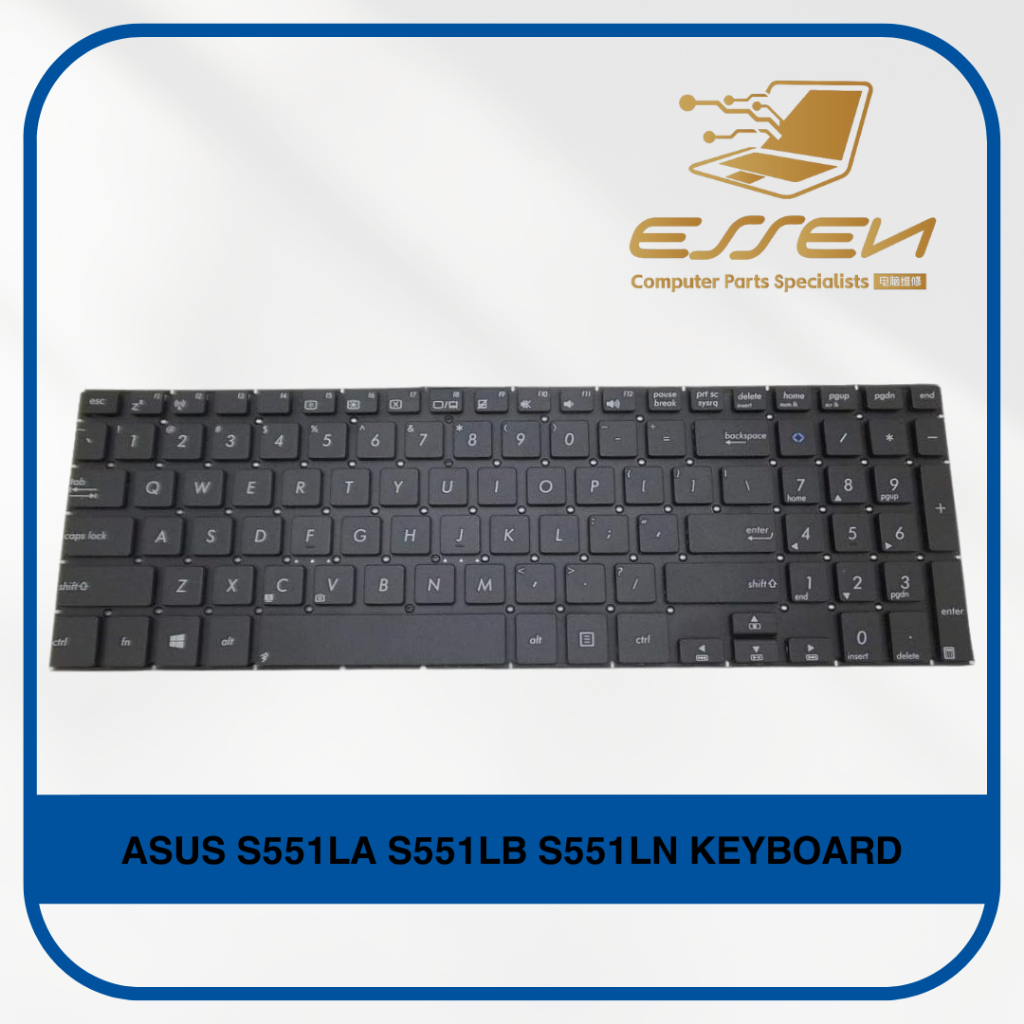 แป้นพิมพ์ทดแทนสําหรับ ASUS S551LA S551LB S551LN K551 V551 R553 R551 A551 Series คีย์บอร์ด